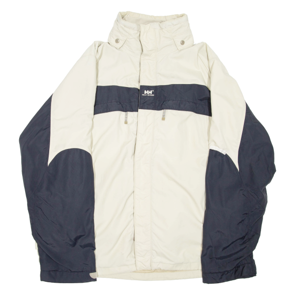 HELLY HANSEN Mens Ski Jacket Cream Colourblock XL Fashion