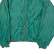 DA DESIGN Mens Bomber Jacket Green Silk 90s XL Cheap