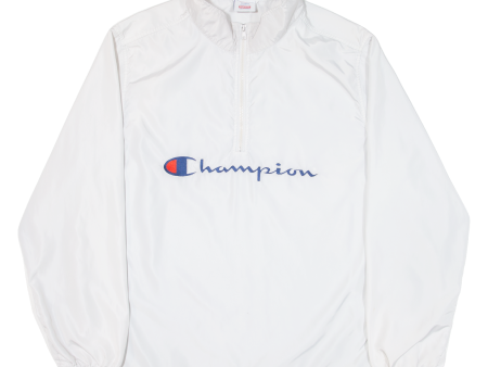 SUPREME X CHAMPION 1 4 Zip Mens Pullover Jacket White XL For Discount