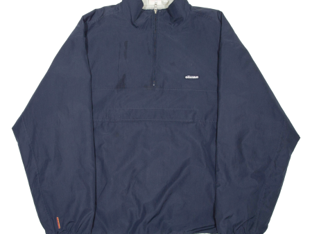 ELLESSE Mens Pullover Jacket Blue XL Online Sale