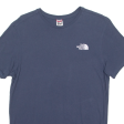 THE NORTH FACE Mens T-Shirt Blue Crew Neck M Online Sale