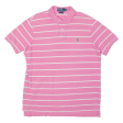 POLO RALPH LAUREN Custom Fit Mens Polo Shirt Pink Striped XL Cheap