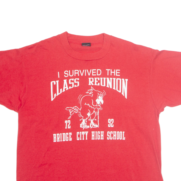 SCREEN STARS BEST Class Reunion Mens T-Shirt Red XL Sale