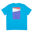 THE NORTH FACE Mens T-Shirt Blue Crew Neck XL Online Sale