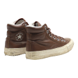 CONVERSE Chuck Taylor All Star High Top Trainers Brown Leather Womens UK 5 on Sale