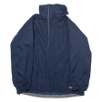 DICKIES Mens Jacket Blue Hooded S Fashion