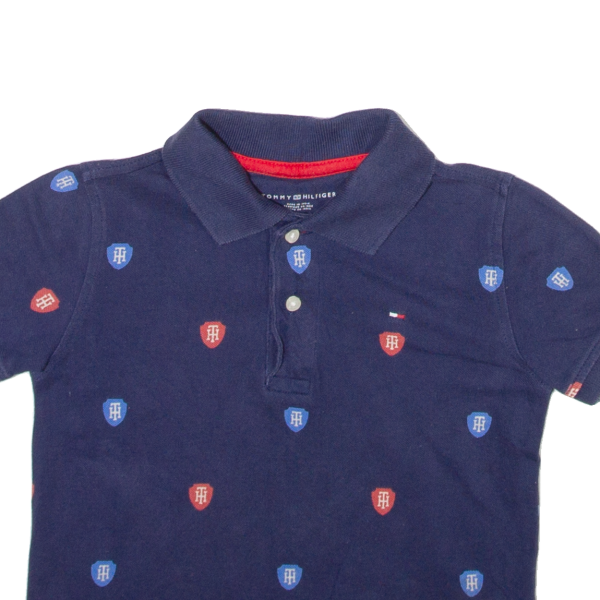 TOMMY HILFIGER Boys Polo Shirt Blue XS Online now