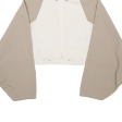 ZARA Cropped Womens Jacket Beige Colourblock L Online