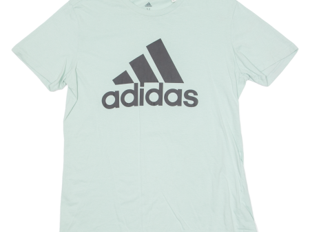 ADIDAS Boys T-Shirt Blue Crew Neck M on Sale