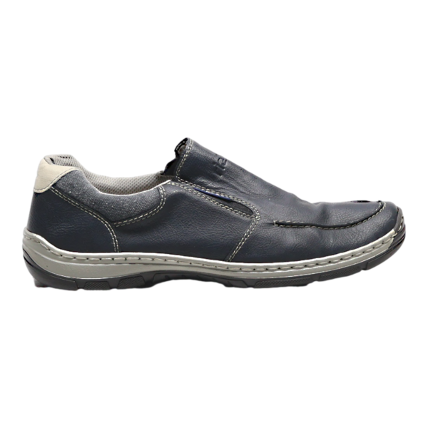 BLEYER Loafer Shoes Blue Leather Mens UK 9 Discount