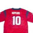 NIKE Texans Hopkins Mens Jersey Red USA V-Neck Nylon 2XL Online now