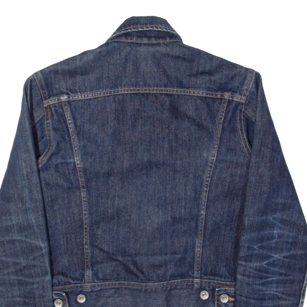 DKNY Womens Denim Jacket Blue S Discount