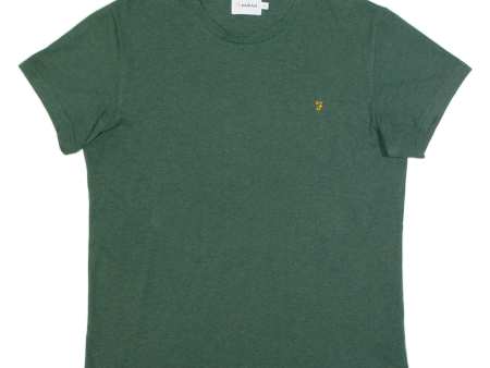 FARAH Boys T-Shirt Green XL For Cheap