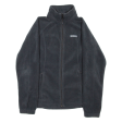 COLUMBIA Mens Fleece Jacket Black S Hot on Sale