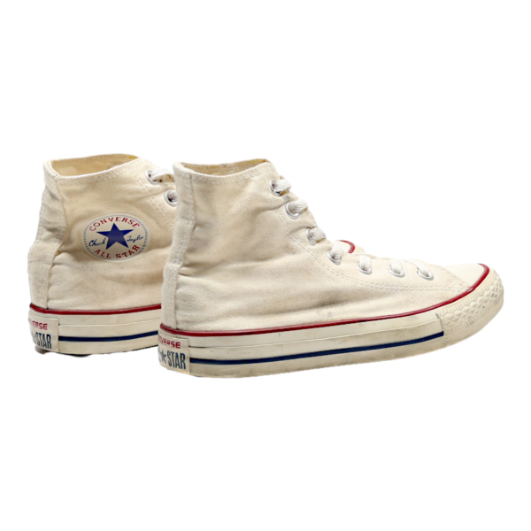 CONVERSE Chuck Taylor All Star High Top Trainers White Canvas Womens UK 4.5 Sale