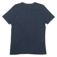 TOMMY HILFIGER Mens T-Shirt Blue Crew Neck L Discount