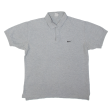 NIKE Mens Polo Shirt Grey L on Sale