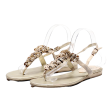 GUESS Strappy Sandals Beige Synthetic Womens UK 8 Supply