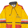 ON AIR XTR---6 Mens Rain Jacket Yellow 80s Hooded Colourblock S Online Sale