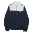 ELLESSE Mens Track Jacket Blue Colourblock L Online now