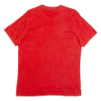 REEBOK Mens T-Shirt Red L Online