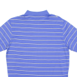 POLO RALPH LAUREN Mens Polo Shirt Blue Striped L For Sale