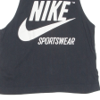 NIKE Mens Vest Black Sleeveless Crew Neck XS For Sale