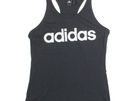 ADIDAS 8-10 Womens Vest Black Sleeveless S For Cheap