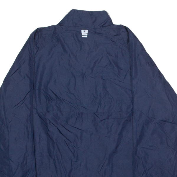 STARTER Mens Windbreaker Jacket Blue Colourblock M Discount