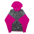 NIKE Womens Track Jacket Pink Hooded Colourblock M Discount