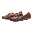 COLE HAAN Loafer Shoes Brown Leather Womens UK 3 Hot on Sale