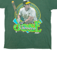 SALEM SPORTSWEAR MLB Oakland Athletics Jose Canseco Mens T-Shirt Green 90s USA M Supply