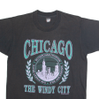 SCREEN STARS BEST Chicago Mens T-Shirt Black L Cheap