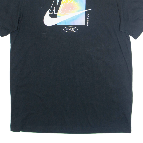 NIKE Radiate Positive Energy Mens T-Shirt Black L For Sale