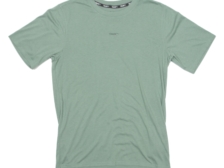 PUMA Mens T-Shirt Green Crew Neck M Online now