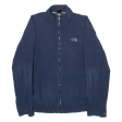 THE NORTH FACE Mens Fleece Jacket Blue L For Discount