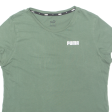 PUMA Womens T-Shirt Green M Online Hot Sale