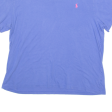 POLO RALPH LAUREN Mens T-Shirt Blue Crew Neck L Online Hot Sale