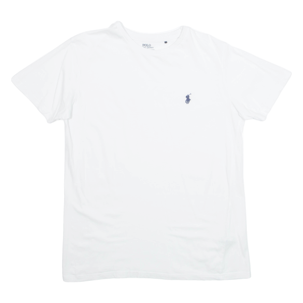 POLO RALPH LAUREN Mens T-Shirt White L For Sale