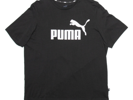 PUMA Womens T-Shirt Black XL Online