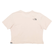 THE NORTH FACE CROPPED Womens T-Shirt Pink S For Cheap