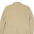 Mens Blazer Jacket Beige Twill M Online now