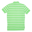 POLO RALPH LAUREN Mens Polo Shirt Green Striped S Fashion