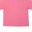 LACOSTE Sport Mens Polo Shirt Pink XL Cheap