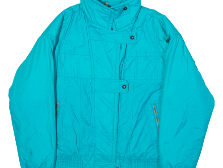 EDELWEISS Womens Jacket Blue Nylon 90s M Hot on Sale