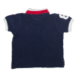 TOMMY HILFIGER Boys Polo Shirt Blue 4Y Online Hot Sale