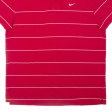 NIKE Mens Polo Shirt Red Striped XL Online