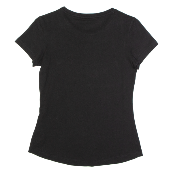 PUMA Womens T-Shirt Black UK 6 For Cheap