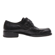 BOSS Monk Shoes Black Leather Mens UK 8 on Sale