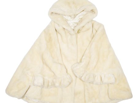 Cape Womens Overcoat Coat Cream 3XL For Cheap